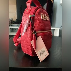 Juicy Couture mini red backpack